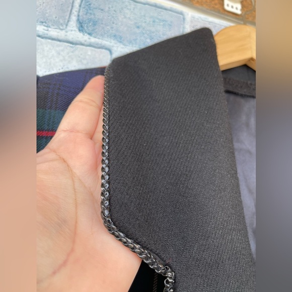 Peggy Jennings tartan plaid wool riding jacket size medium - Picture 3 of 12